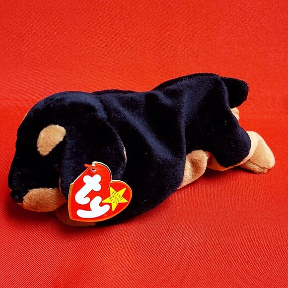 TY Beanie Babies Doby The Doberman 1996 Stuffed Animal - Picture 3 of 14